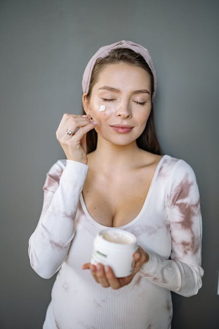 Skincare routine for sensitive skin without chemicals